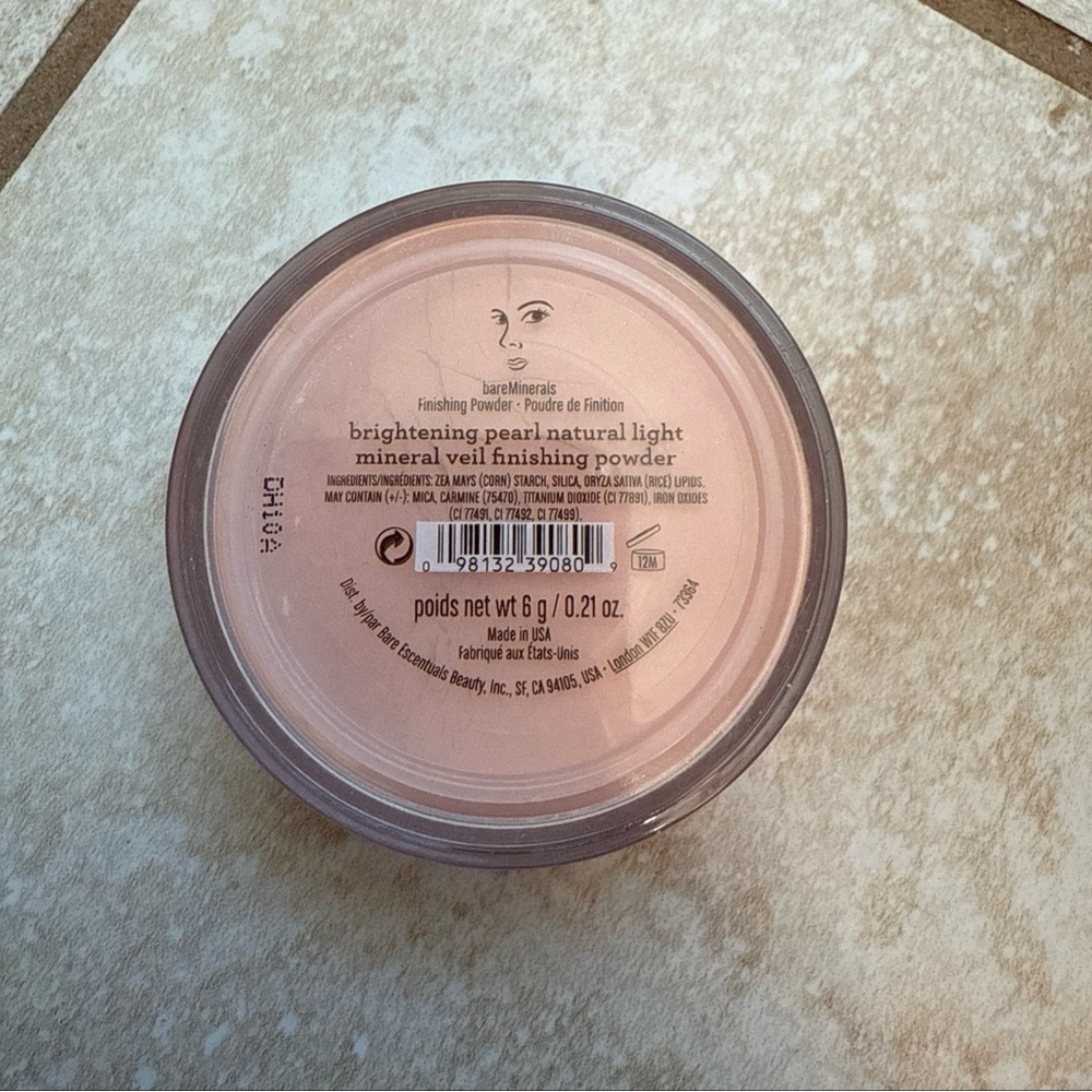 BareMinerals Brightening Pearl Natural Light Mineral Veil Finishing Powder, RARE